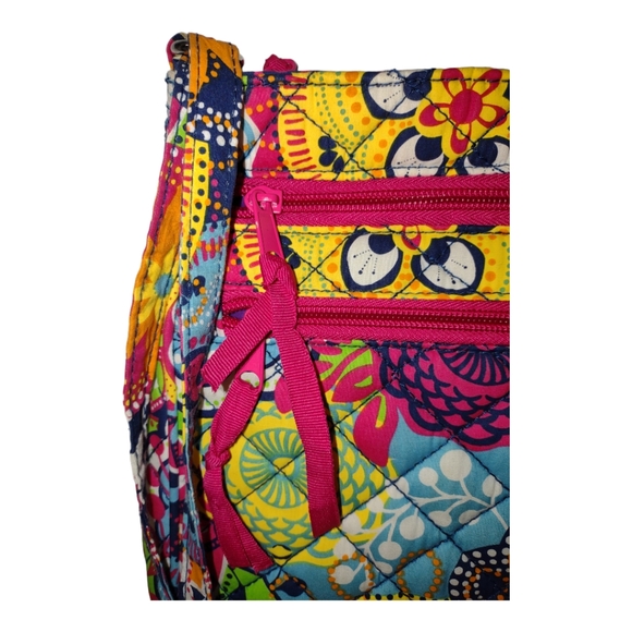 Danielle Morgan Retro Bohemian Multicolored Crossbody Bag Tote Accessory - Picture 8 of 14